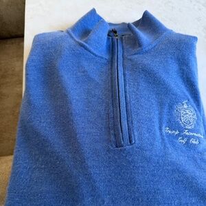 Fairway and Greene long sleeved blue sweater, XL